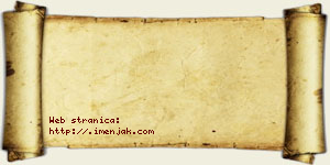 Jesenka Vasiljković vizit kartica